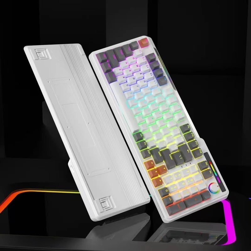 Bluejw 96-Key Wired/Wireless Mechanical Gaming Keyboard Combo with Mouse - Compact Layout for Laptop PC Gamers - Image 3